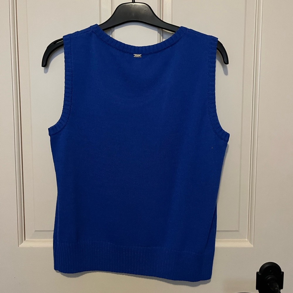 St John Sport - Cobalt Blue Knit Tank - Picture 6 of 6